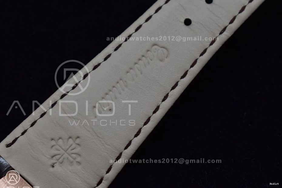 on Gray Croco 5712 A23J Best SS GRF Dial Strap Brown Edition RG Nautilus 0227